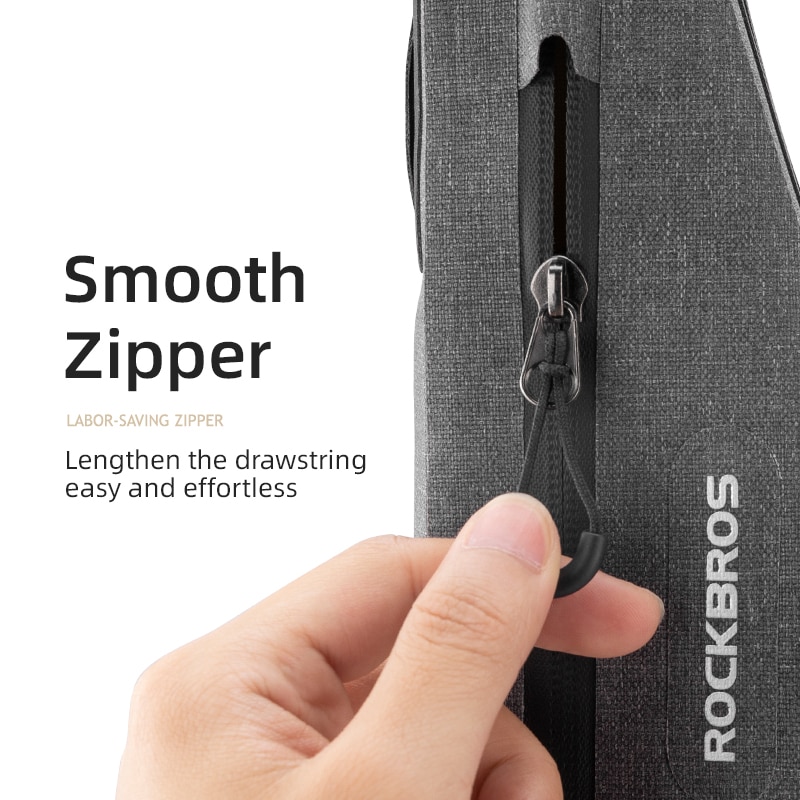 ROCKBROS-1-5L-Full-Waterproof-Bike-Bag-Front-Tube-Triangle-Lengthed-Double-Zipper-Scratch-resistant-Bicycle-5